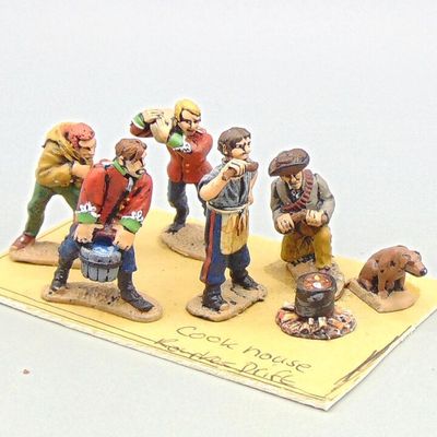 Grade D - Black Tree Design - Zulu War - British Rorkes Drift Cookhouse Group