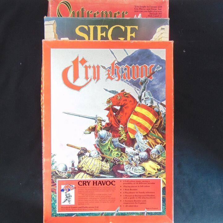 Standard Games - Cry Havoc/Siege/Outremer, The Game of Man-to-Man Combat Standard Games - Cry Havoc/Siege/Outremer, The Game of Man-to-Man Combat