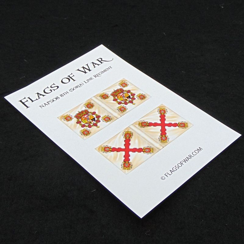 28mm, Flags of War, Napoleonic: Spanish 8th (Soria) Line Regiment Regt