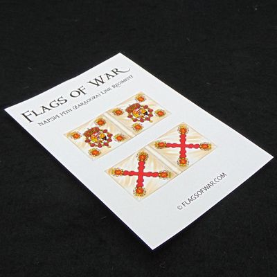 28mm, Flags of War, Napoleonic: Spanish 14th (Zaragoza) Line Regiment Regt