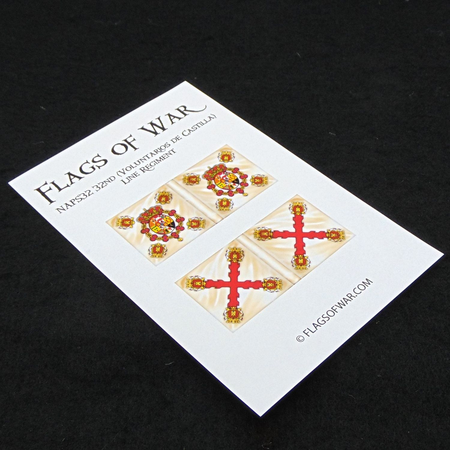 28mm, Flags of War, Napoleonic: Spanish 32nd (Voluntarios de Castilla) Line Regiment Regt