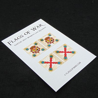 28mm, Flags of War, Napoleonic: Spanish 35th (Borbon) Line Regiment Regt 28mm, Flags of War, Napoleonic: Spanish 35th (Borbon) Line Regiment Regt