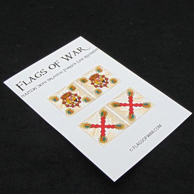 28mm, Flags of War, Napoleonic: Spanish 36th (Irlanda) Foreign Line Regiment Regt
