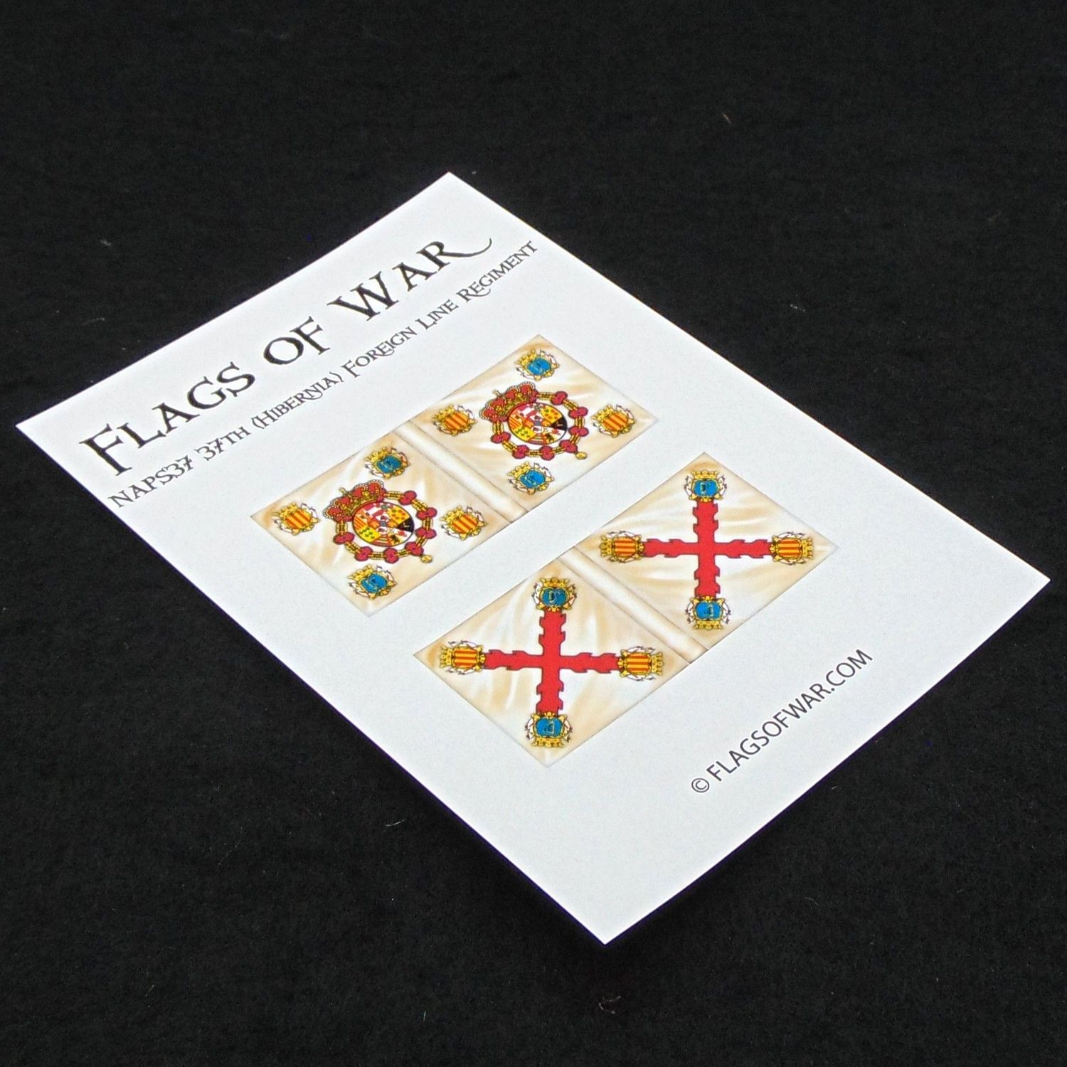 28mm, Flags of War, Napoleonic: Spanish 37th (Hibernia) Foreign Line Regiment Regt