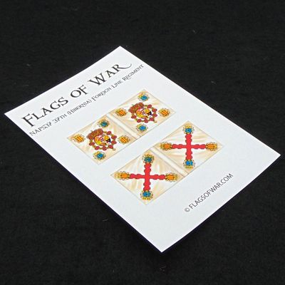 28mm, Flags of War, Napoleonic: Spanish 37th (Hibernia) Foreign Line Regiment Regt
