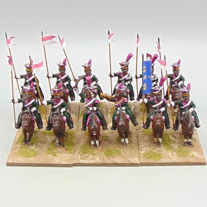 Grade C - Front Rank Miniatures - Napoleonic - Grand Duchy of Berg Lancers Unit