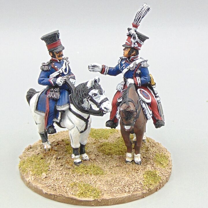 Grade B - Front Rank Miniatures - Napoleonic - Duchy of Warsaw General Dabrowski & ADC