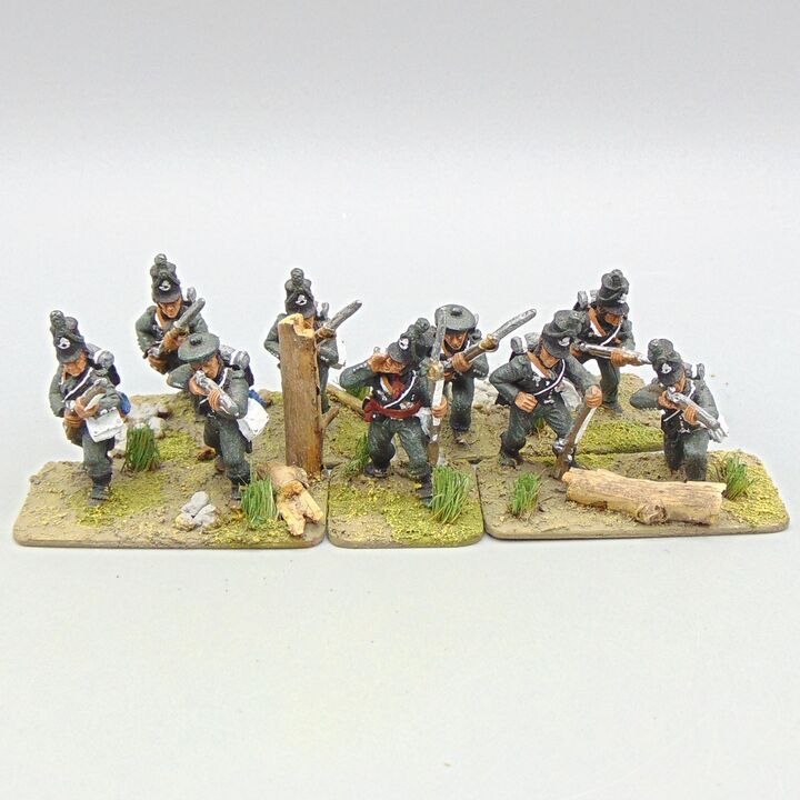 Grade C - Front Rank Miniatures - Napoleonic - British Riflemen