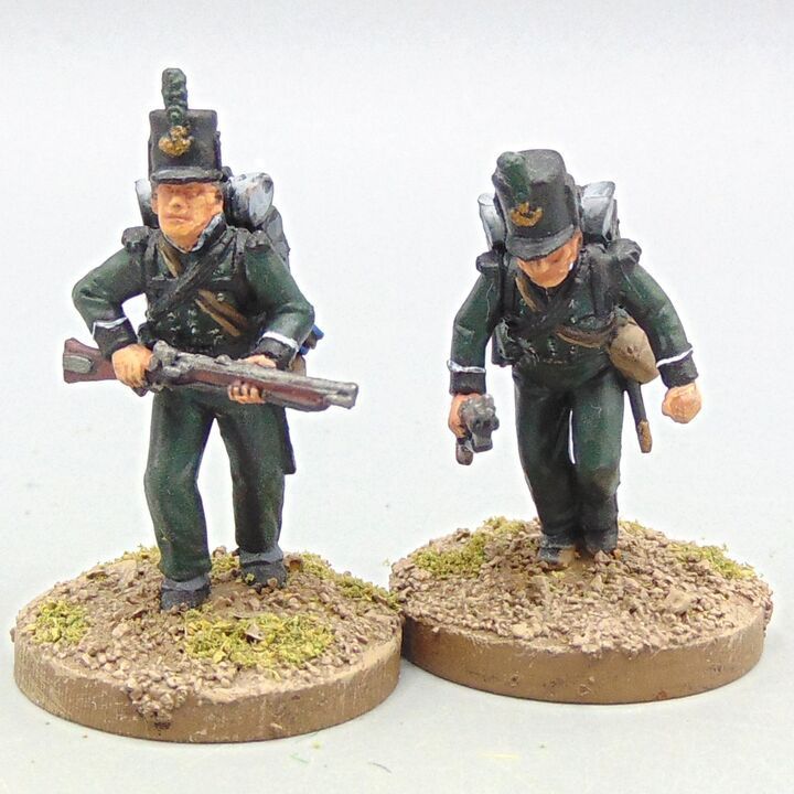 Grade C - Perry Miniatures - Napoleonic - British Riflemen