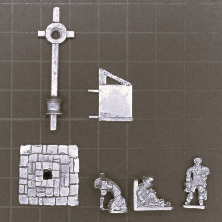 Peter Pig, C17th - Street Scene including General Coaker Character