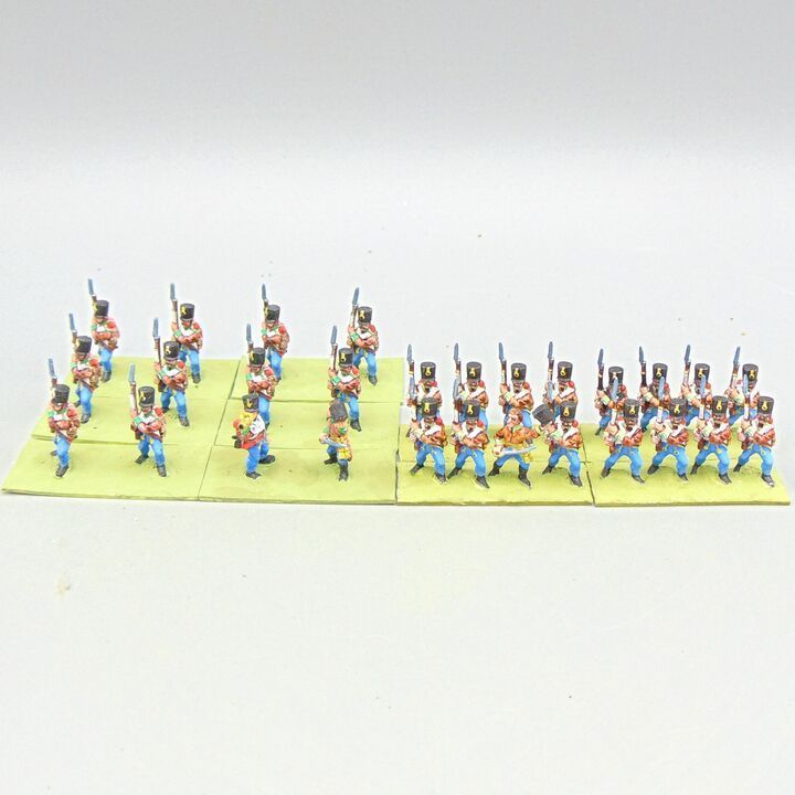 Grade D - Essex Miniatures - Napoleonic - Hungarian Grenz Unit in Close & Open Order