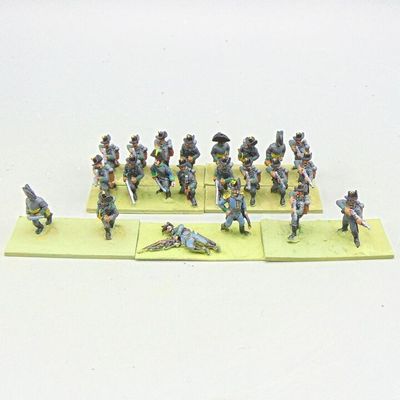 Grade D - Essex Miniatures /AB Figures - Napoleonic - Austrian Jagers Unit in Close & Open Order