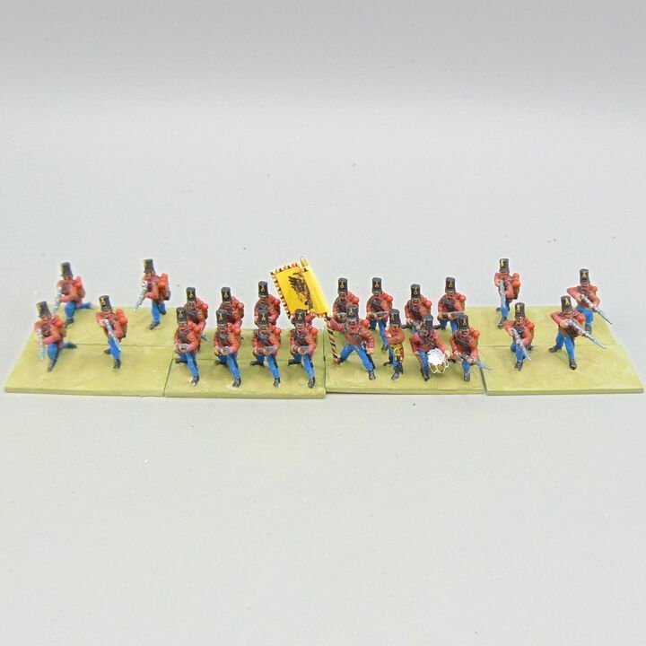 Grade D - Essex Miniatures - Napoleonic - Hungarian Grenz Unit in Close & Open Order