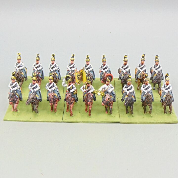Grade C - Essex Miniatures - Napoleonic - Austrian Cuirassiers Unit