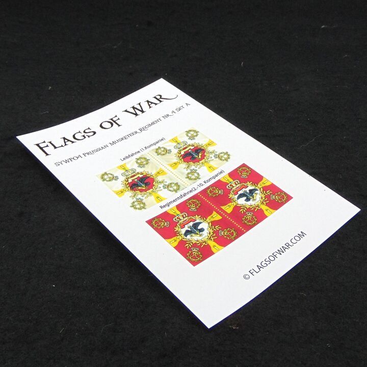 28mm, Flags of War, SYW: Prussian Musketeer Regiment Nr 4, Set A