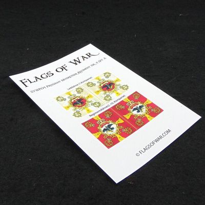 28mm, Flags of War, SYW: Prussian Musketeer Regiment Nr 4, Set A