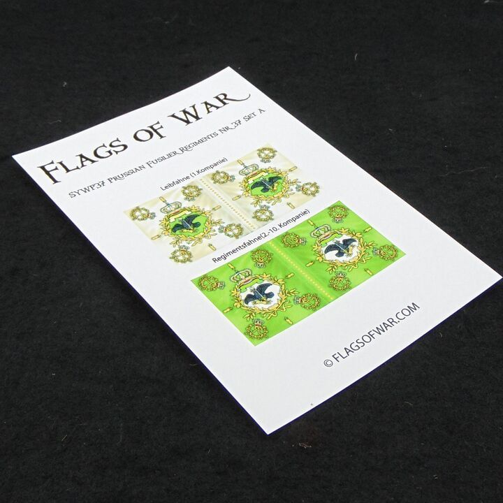 28mm, Flags of War, SYW: Prussian Fusilier Regiment Nr 37 Set A