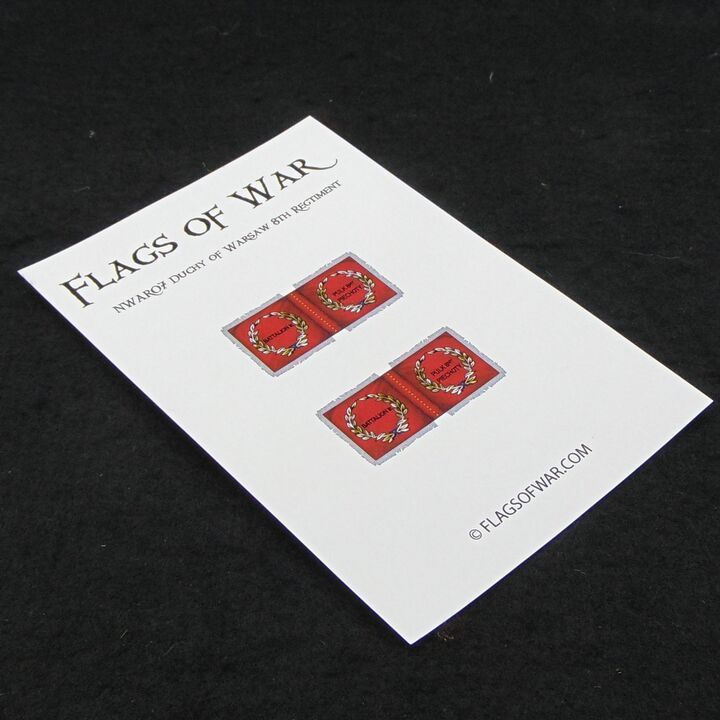28mm, Flags of War, Napoleonic: Duchy of Warsaw 8th Regiment