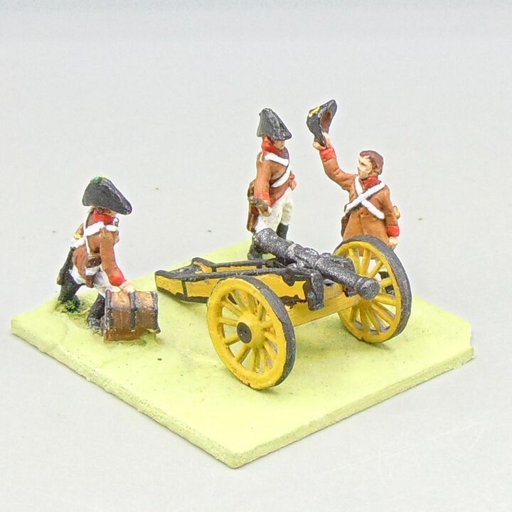 Grade C - AB Figures - Napoleonic - Austrian Field Gun & Crew