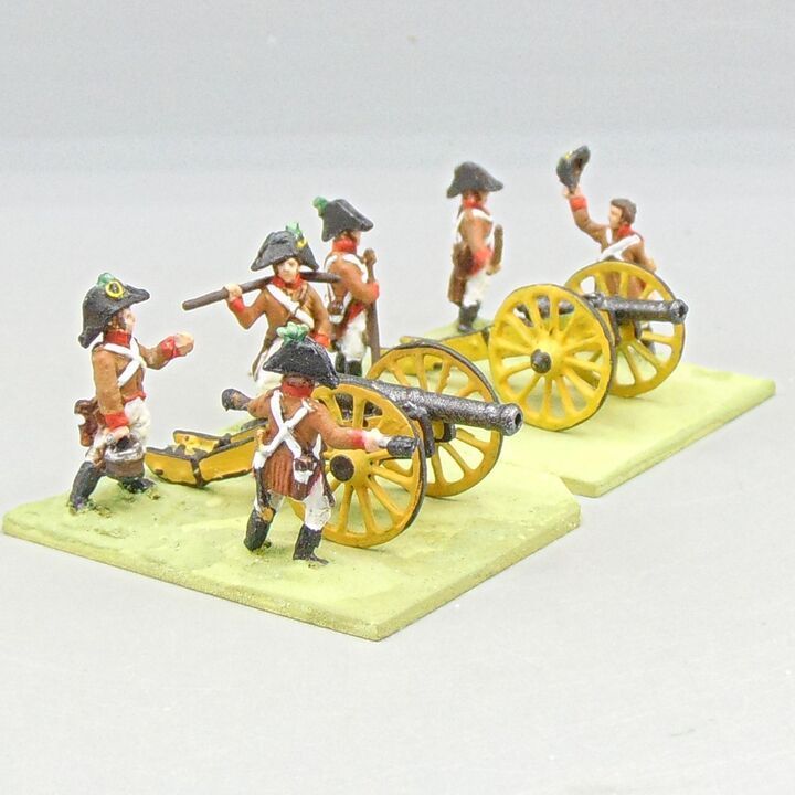Grade C - AB Figures - Napoleonic - Austrian Field Guns & Crews