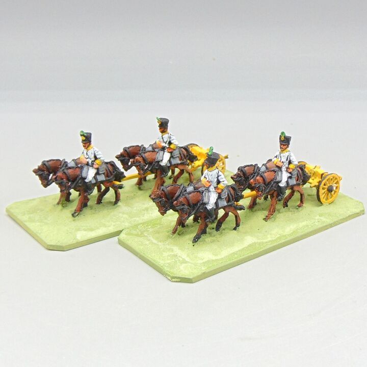 Grade D - Capitan Games Miniatures - Napoleonic - Austrian Artillery Limbers, Teams & Drivers Grade D - Capitan Games Miniatures - Napoleonic - Austrian Artillery Limbers, Teams & Drivers