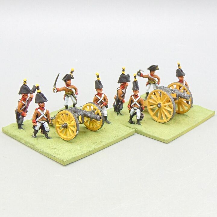 Grade D - Unidentified Manufacturer - Napoleonic - Austrian Field Guns & Crews
