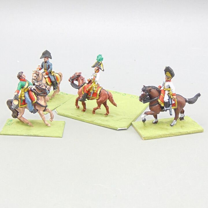 Grade C - AB Figures - Napoleonic - Mounted Austrian CinC with Staff Grade C - AB Figures - Napoleonic - Mounted Austrian CinC with Staff