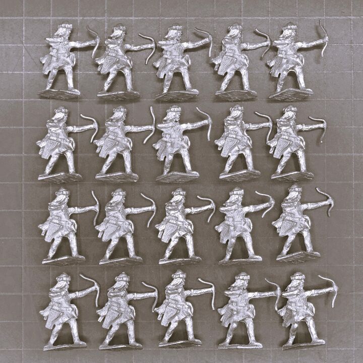 Hinchliffe Figures, Ancient Huns: Bowmen on Foot Hinchliffe Figures, Ancient Huns: Bowmen on Foot