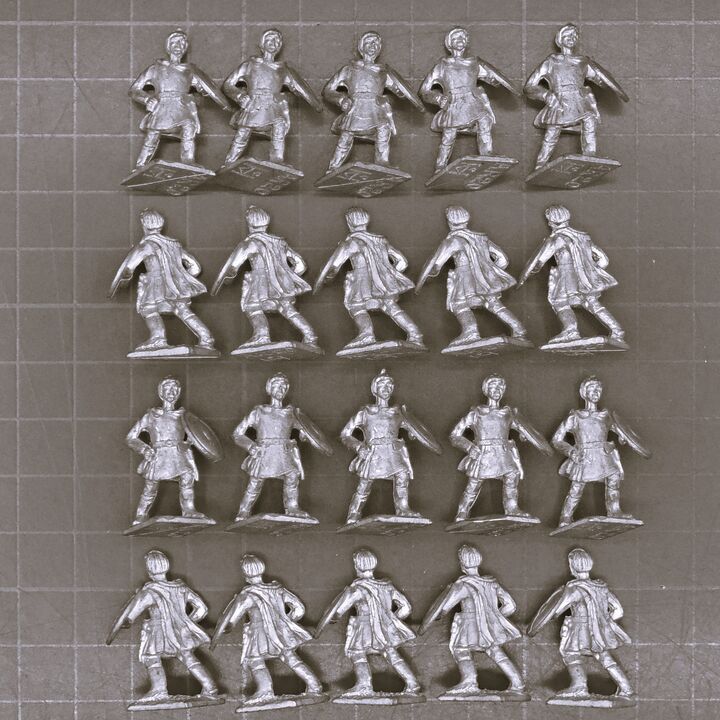 Hinchliffe Figures, Byzantine: Unarmoured Infantry