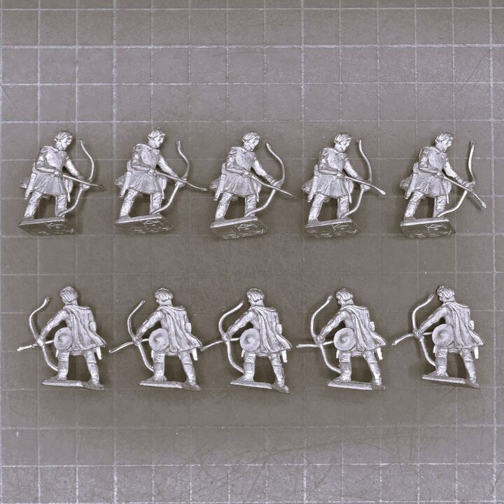 Hinchliffe Figures, Byzantine: Unarmoured Archers Hinchliffe Figures, Byzantine: Unarmoured Archers