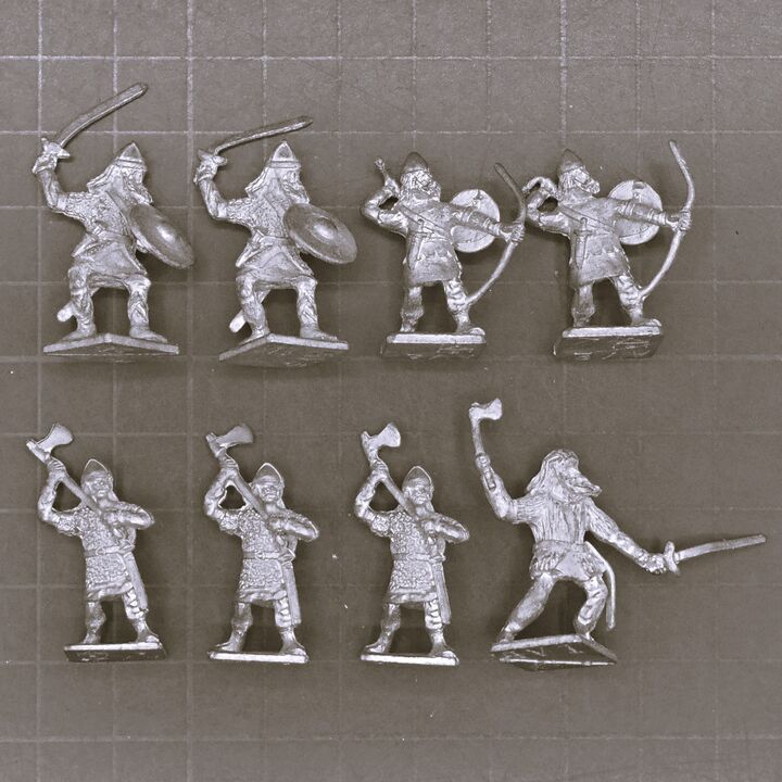 Hinchliffe Figures, Dark Ages: Viking Warriors Hinchliffe Figures, Dark Ages: Viking Warriors