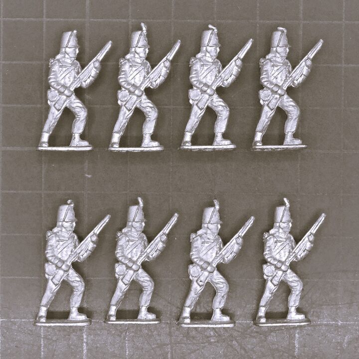 Les Higgins Miniatures, Napoleonic: British Riflemen Les Higgins Miniatures, Napoleonic: British Riflemen