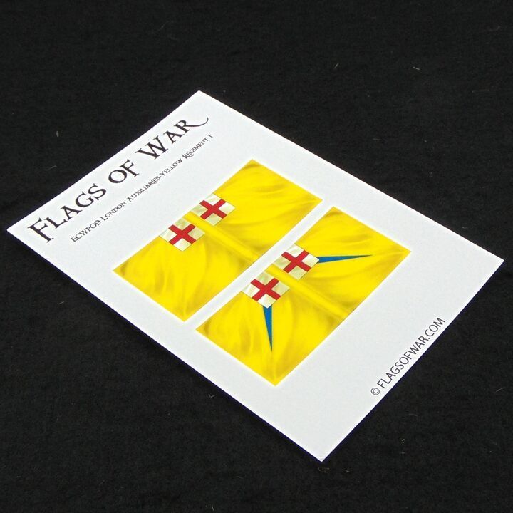 28mm, Flags of War, ECW: Parliamentarian Flags of the London Auxiliaries - Yellow Regiment