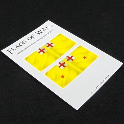 28mm, Flags of War, ECW: Parliamentarian Flags of Colonel Holbourn's Regiment of Foot 1