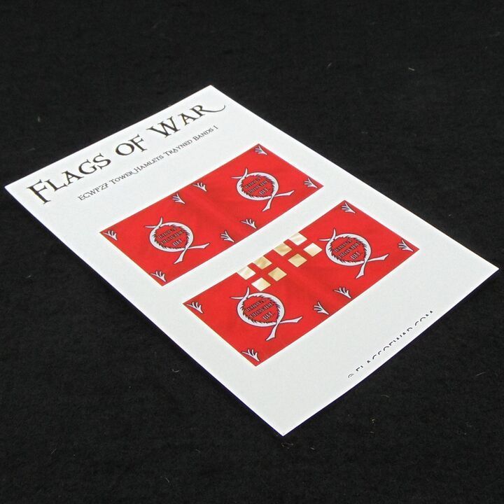 28mm, Flags of War, ECW: Parliamentarian Flags of the London Trained Bands - Tower Hamlets