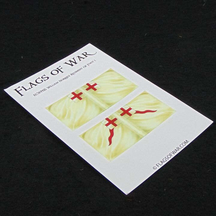 28mm, Flags of War, ECW: Parliamentarian Flags of William Norris Regiment of Foot 28mm, Flags of War, ECW: Parliamentarian Flags of William Norris Regiment of Foot