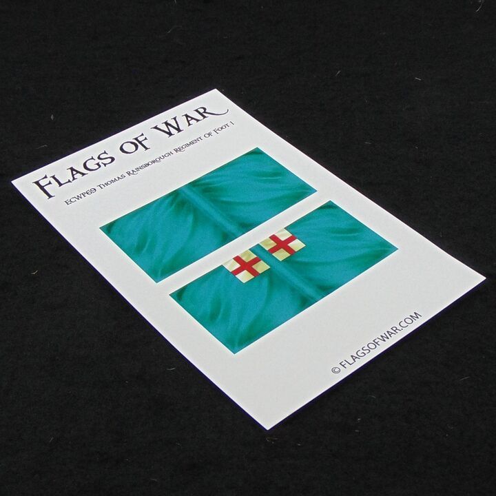 28mm, Flags of War, ECW: Parliamentarian Flags of Thomas Rainsborough's Regiment of Foot