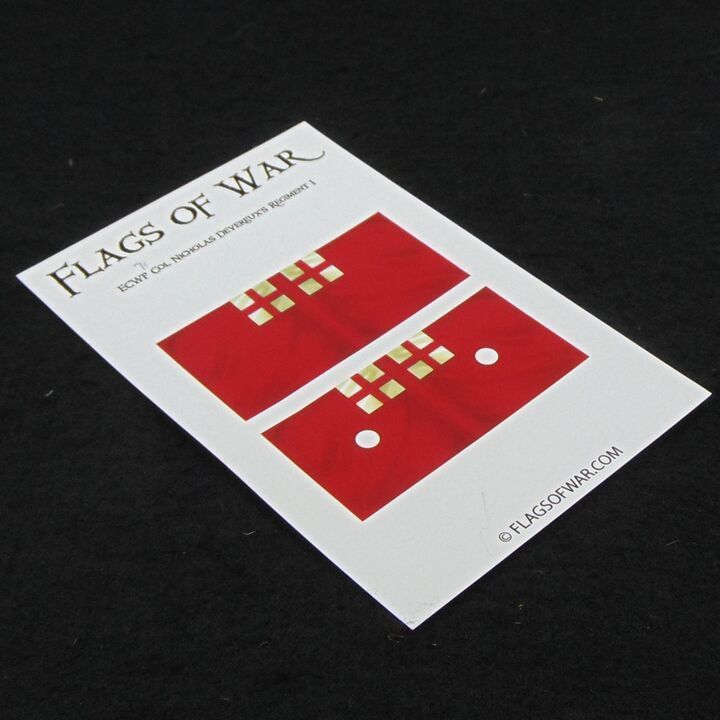 28mm, Flags of War, ECW: Parliamentarian Flags of Nicholas Devereux's Regiment of Foot