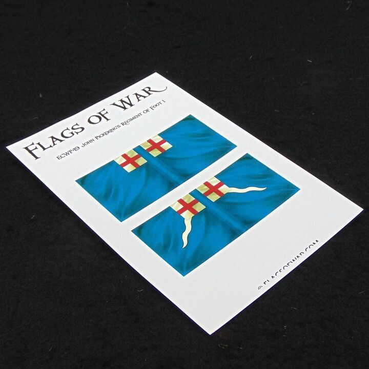 28mm, Flags of War, ECW: Parliamentarian Flags of John Pickering's Regiment of Foot