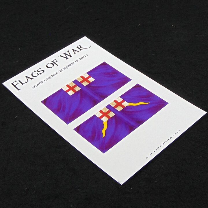 28mm, Flags of War, ECW: Parliamentarian Flags of Lord Brooke's Regiment of Foot