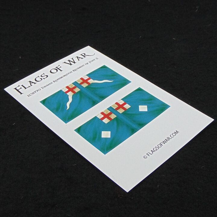 28mm, Flags of War, ECW: Parliamentarian Flags of Thomas Rainsborough's Regiment of Foot 2