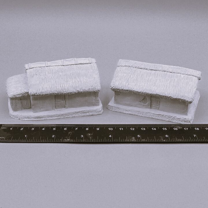 Unidentified Manufacturer, Multi Period - Thatched Single Story Dwellings