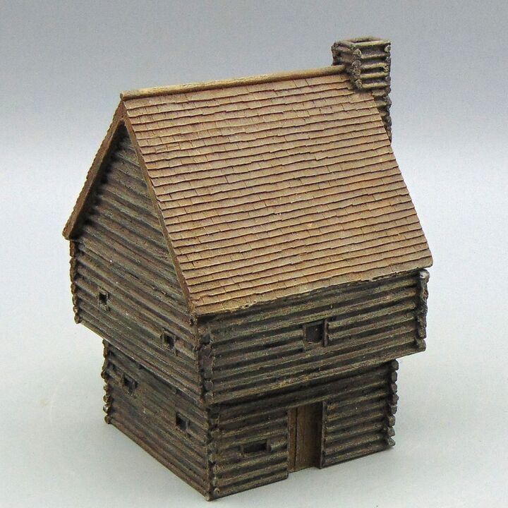 Grade D, Unidentified Manufacturer: AWI - Log Blockhouse