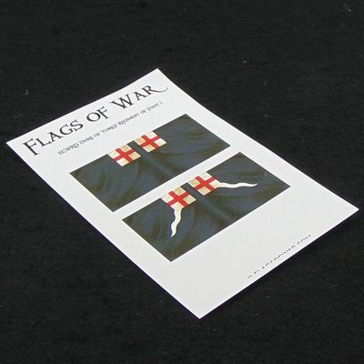 28mm, Flags of War, ECW: Royalist Flags of Duke of York's Regiment of Foot 1