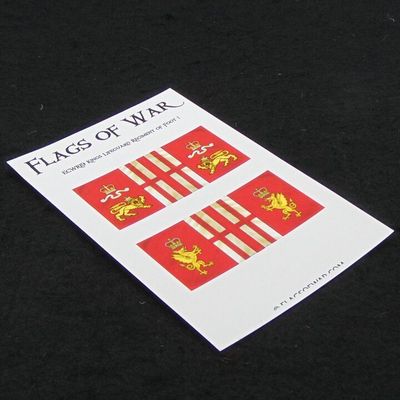 28mm, Flags of War, ECW: Royalist Flags of Kings Lifeguard of Foot 1