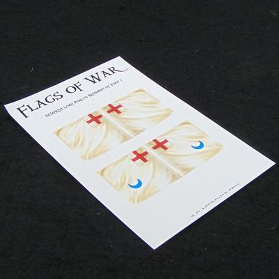 28mm, Flags of War, ECW: Royalist Flags of Lord Percy's Regiment of Foot 1