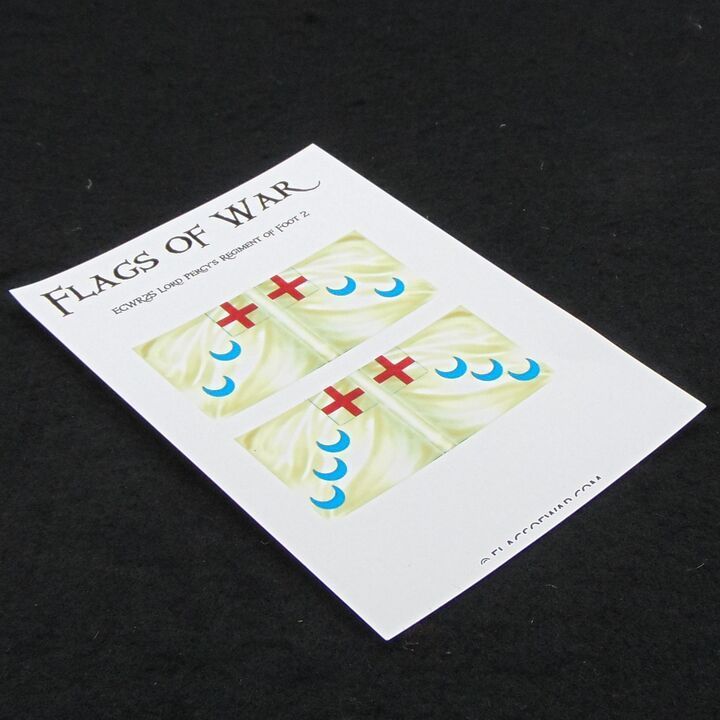 28mm, Flags of War, ECW: Royalist Flags of Lord Percy's Regiment of Foot 2