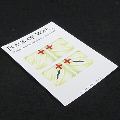 28mm, Flags of War, ECW: Royalist Flags of An Unknown Regiment at Marston Moor