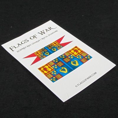 28mm, Flags of War, ECW: King Charles I Royal Standard 28mm, Flags of War, ECW: King Charles I Royal Standard