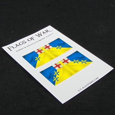 28mm, Flags of War, ECW: Royalist Flags of Sir Grevase Lucas's Regiment of Foot 2